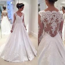 Long Sleeves Lace White Long Elegant Wedding Dresses Pm0610 Bridal Dresses Lace Wedding Dress Sleeves Online Wedding Dress