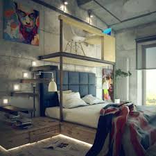 Unique concrete, distressed brick and urban metal plate designs for stylish urban interiors. 35 Edgy Industrial Style Bedrooms Creating A Statement
