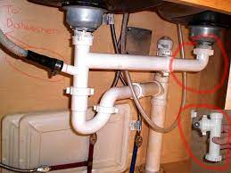The dishwasher hose is fitted onto the ribbed branch fitting and secured with a hose clamp. How Can I Install The Drain For My Reverse Osmosis Water Filter Home Improvement Stack Exchange