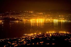 The marina has 287 berths and also offers hard standing and winter storage. Vigo At Night Galicia Spain Alvadela Photography Landscapes Nature Cityscapes Skylines Artpal