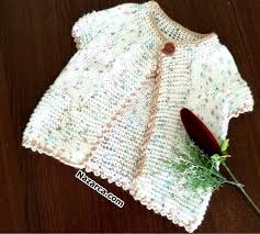Orgu Bebek Yelek Ebruli Iple 0 3 Ay Bebeklere Nazarca Com Orgu Bebek Yelek Bebek