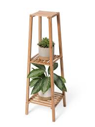 Bamboo 3 Tier Plant Stand Gardener S Supply Indoor Plant Shelves Plant Shelves Plant Stand Indoor