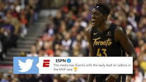 Both the toronto raptors and boston celtics are lucky to have two of the most talented young players in the nba in pascal siakam and jayson tatum. Nba Media Members Gave Their Mvp Votes And Pascal Siakam Fared Extremely Well Article Bardown