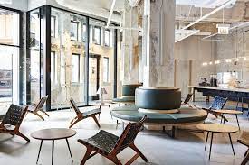 Hotels Lodging The Robey Hall In Chicago Remodelista Interior Design Industrial Minimalist Chicago Hotels