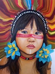 Large pastel painting