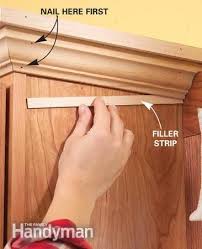 How To Add Shelves Above Kitchen Cabinets Crown Moulding Kitchen Cabinets Kitchen Cabinet Crown Molding Crown Molding Kitchen