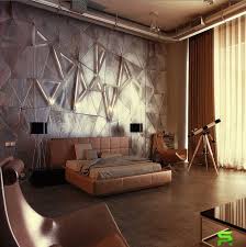 Unique Wall Texturing Examples Modern Bedroom Interior Modern Bedroom Bedroom Design