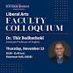 Faculty Colloquium Series - Dr. Thir Budhathoki event image