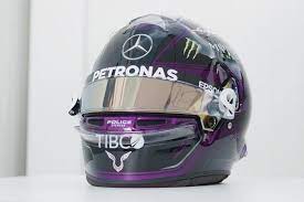 Following a dominant streak of three straight victories for ferrari after the summer break, hamilton stopped the italian outfit run with a win at the 2019. Hamilton Unveils New Black F1 Helmet Design With Blm Message