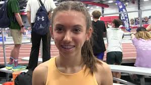 Alyson Johnson after Her 1 Mile Win