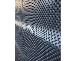 Armordrain 110 drainage mat is designed to allow water to drain through channels created by the dimpled core while protecting a foundation's primary waterproofing membrane from damage by soil and sediment. Pro Drain 8