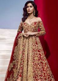 Off The Shoulder Pakistani Bridal Dress For Sale Indian Bridal Dress Desi Wedding Dresses Bridal Dress Design