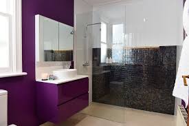 Something exotic like black or shades of purple really makes your bathroom stand out. 30 Purple Primary Bathroom Ideas Photos