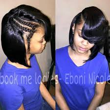 A weave hairstyle is done by sewing extensions into your hair to give you an entirely different look. Hair Of The Day Sew In Hairstyles Hair Styles Sew In Bob Hairstyles
