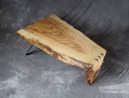 When not in use, you can push it back down to function as a regular coffee table. Ash Live Edge Coffee Table Anglewood Live Edge Custom Furniture Toronto