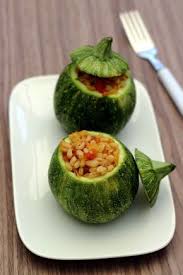 Courgettes Rondes Farcies Au Ble Poivron Tomates Et Oignon Amandine Cooking Courgette Ronde Farcie Recette Avec Courgette Courgette Ronde