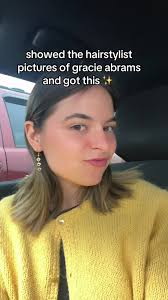 Gracie Abrams Hair Cut Round Face