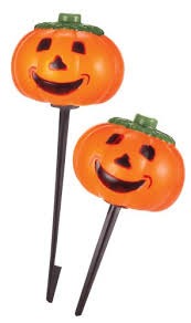 I have a very long driveway and don't usually decorate because there is no electricity there. Pre Lit Pumpkin Stake Lights 10 Pk Canadian Tire