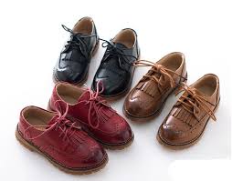 2017 Spring Autumn Children Leather Shoes Classic Vintage Tassel Boys Girls Oxford Shoes Kids Pu Leather La Kids Leather Shoes Girls Oxford Shoes Girls Oxfords