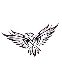 White Bird With Wings Spread Pin On Bird Outline Tattoo