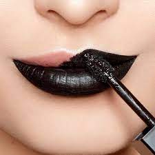 Watch What Happens To Matte Black Lipstick When You Hit It With Petalmetal Shimmer Drops Crueltyfree Black Matte Lipstick Black Lipstick Lipstick