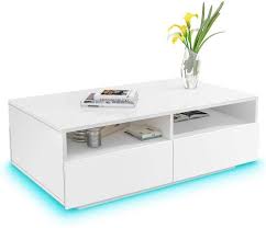 Get the best deals on modern coffee tables. Coffee Table Modern Led Light Wood High Gloss Coffee Tables Sturdy Large End Side Sofa Table