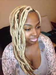 Faux Locs Hair Black And Blonde Pin On Neworleanstylistrella