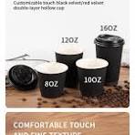 Custom Black Velvet Double Wall Paper Cups | Premium Quality ...