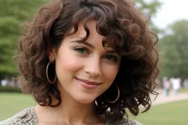 26+ Chin Length Hairstyles For Curly Hair Women » Hairstylester