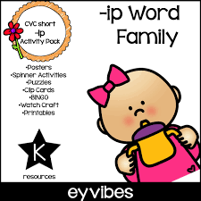 Ip Word Family Activity Pack Word Family Activities Phonics Activities Word Families