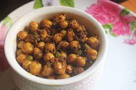 Delicious Masala Tossed Chana Curry Which Is Not Only Easy To Make But Taste So Yummy And Spicy This Makes A G Curry Recipes Dry Chickpeas Indian Food Recipes