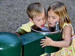 No plumbing is required, as water recirculates within the fountain. Drinking Fountains For Small Children Elementary School Drinking Fountains Pre School Drinking Fountains Daycare Drinking Fountains