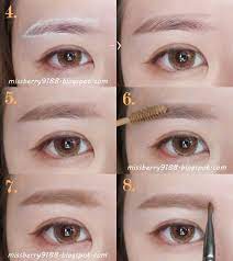 Eyebrow Korean Tutorial Buscar Con Google Korean Eye Makeup Ulzzang Makeup Korean Makeup Tips
