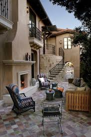 Grande Terrasse Maison Chic Rustic Patio Spanish Style Homes Patio