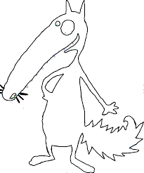 Le Loup Qui Voulait Changer De Couleur Coloriage Loup Loup Petit Loup