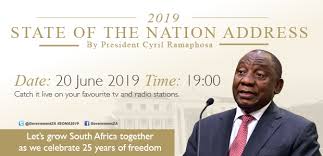 President cyril ramaphosa is scheduled to address the nation on wednesday at 8.30pm on the ongoing measures to manage the spread of the in his last address to the nation on april 23, ramaphosa announced an easing of the nationwide lockdown. State Of The Nation Address 2019 South African Government
