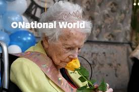 39645214-Photo Neil Cross; Nora Cooper celebrates her 108th birthday