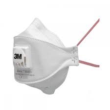 3m aura 9332 ffp3 valved flat fold disposable respirator mask