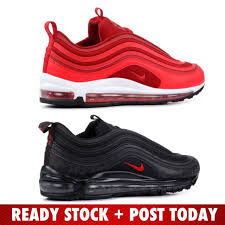 The nike air max 97 men's shoe keeps the sneaker favourite going strong with the same design details that made it famous: 24hours Delivery Nike Sneakers Air Max 97 Air Force 1 Nike Zoom Women Men Low Top Sneakers Malaysia Ready Stock Shopee Malaysia