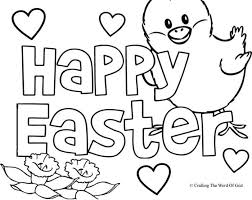 Signup to get the inside scoop from our monthly newsletters. Happy Easter 2 Coloring Page Crafting The Word Of God