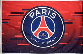 В 1/8 финала лч псж встретится с барсой. Psg Official Paris Saint Germain Collection Flag 100 X 150 Cm Amazon De Sport Freizeit