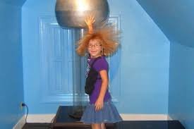 This charge can be suddenly discharged (such as when a lightning bolt flashes through the sky) or it can cause two objects to. Static Electricity Ball At The St Louis Magic House Magic House Static Electricity Ball