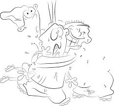 The inflatable eddy (from know it all ed). Connect The Dots Ed Edd N Eddy Printable For Kids Adults Free