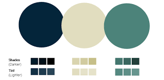 9 Beautiful Color Palettes For Designing Powerful Powerpoint Slides Blue Colour Palette Blue Palette Blue Contrast Color