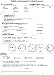 Scara unitatilor de masura pentru lungime. Educatia Conteaza Clasa A Iii A