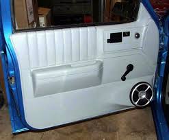 White Door Panel Panel Doors Truck Interior Custom Car Interior