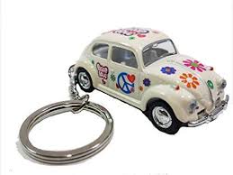 Amazon Com Kinsmart White Classic Love Peace Vw Volkswagen Hippie Beetle Keychain 1 64 Pastel Color Diecast Car Toys Vw Volkswagen Volkswagen Diecast Cars