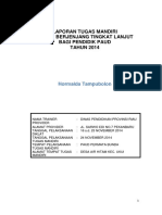 Adanya pembinaan lebih lanjut peserta diklat dasar pada. Tugas Mandiri Diklat Berjenjang Tingkat Lanjut Ptk Paud