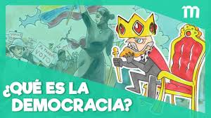 Dibujo del nombre democracia para colorear pintar e imprimir. Que Es La Democracia Youtube