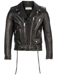 Saint Laurent Biker Jacket L Eclaireur Farfetch Com Jackets Men Fashion Stylish Leather Jacket Leather Jacket Style